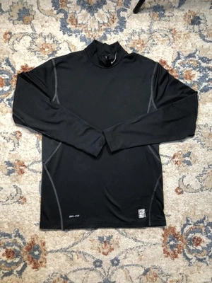 Nike Pro Combat Dri-FIT Fitted Shirt Mens Medium Long Sleeve Base Layer Top - Image 1 of 4