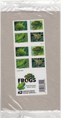 Scott #5398b Frogs Booklet of 20 Forever Stamps - Sealed - Image 1 of 3
