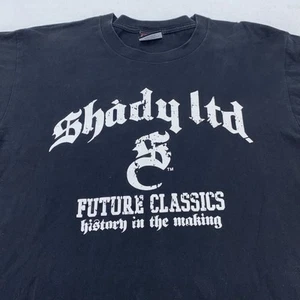 Vintage Shady Ltd Shirt Mens Medium Black Future Classics Rap Tee Eminem 2000s - Picture 1 of 10
