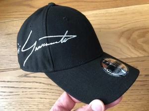 YOHJI YAMAMOTO SIGNATURE SIDE LOGO NEW ERA 9FORTY BLACK ADJUSTABLE CAP OSFM - Picture 1 of 23