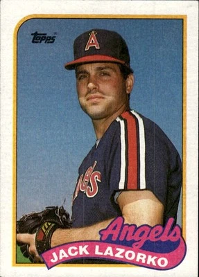 1989 Topps #362 Jack Lazorko California Angels - Image 1 of 2