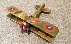 Built Model SPAD XIII Fighter Aircraft WW I 2 Bi-Plane Plane Scratch? Nice NR! - Picture 1 of 16