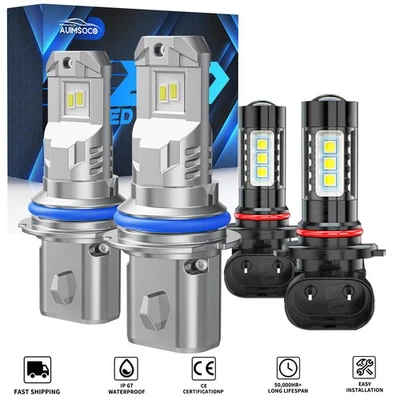 Combo de luces antiniebla LED de 4 puertas 6000K para Mercury Mountaineer 2002-2006 Foto 1 de 4