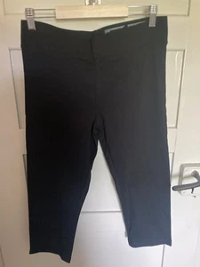 Neu Leggings Capri Hose L Schwarz 3/4 - Bild 1 von 4