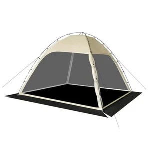 Screen Tent with Removable Floor, Large 10'x10' Gazebos 4-Sides Large Yellow - Picture 1 of 7