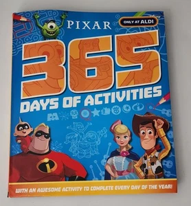 Pixar 365 Days of Activities Walt Disney Paperback Illustrated Coloring Puzzles - Picture 1 of 9