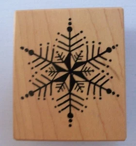 PSX E-1953 SNOWFLAKE WINTER RUBBER STAMP - Bild 1 von 2