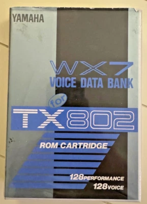 rare! Yamaha TX802 WX7 Voice Data Bank for Yamaha Tx802 - Image 1 of 4