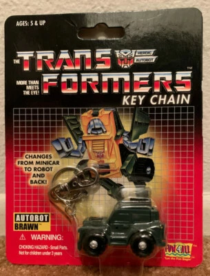 Transformers G1 Autobot Brawn Keychain 2001 Hasbro New, MISP Fun4All - Image 1 of 2