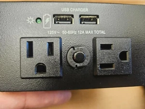 Extron AC+USB 224 US Cord Power Module 60-1697-01 *NEW* - Picture 1 of 6