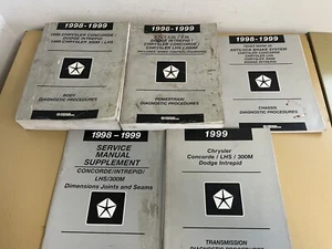 1999 Dodge Chrysler 300M, Intrepid, Concorde Diagnostic Procedures Manual Set - Picture 1 of 10