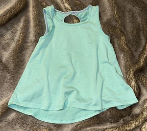 All In Motion Girls Size Small Teal Athletic Tank *Read* - Picture 1 of 5