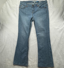 Aeropostale Women's 11/12 Regular Hailey Skinny Flare Curvy Blue Jeans Y2K