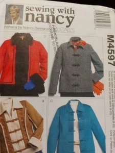 McCall's M4597 Misses/Miss Petite Lined & Unlined Jackets Sizes 8-22 - Picture 1 of 2