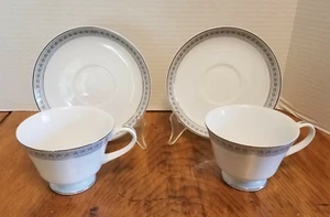 4 tazas de café y platillo de té y platillo Cheryl de Bristol China Fina de Japón - Imagen 1 de 4