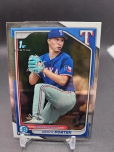 Brock Porter 2024 Bowman Chrome Prospects 1st BCP-36 Texas Rangers Baseball Card - Picture 1 of 2