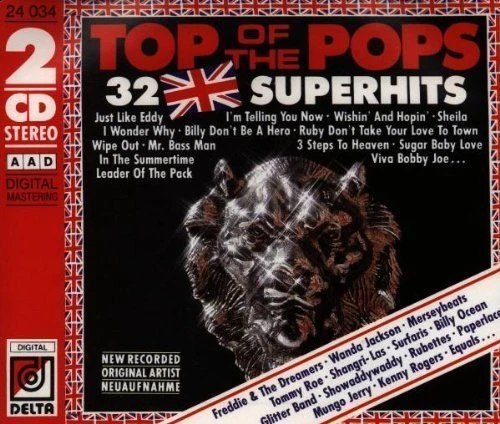 Top of the Pops-32 Superhits (1988, Delta) Wanda Jackson, Glitter Band,.. [2 CD] - Bild 1 von 1