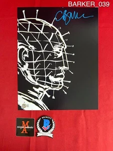 Foto firmada autografiada por Clive Barker Hellraiser 11x14 Pinhead Beckett horror - Imagen 1 de 1