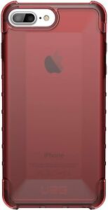 UAG iPhone 8 Plus Case Slim stylish Transparent Crimson Red Feather-Light