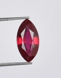 Natural Pigeon Blood Red Ruby 1.60 Ct. Faceted Marquise Cut Loose Gemstone Ring - Picture 1 of 7