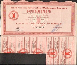 SOFRATYPE Outillage pour l'Imprimerie (P) - Picture 1 of 1