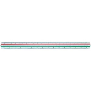 Staedtler Mars Reduction Scale Triangular Ruler - (561 98-1) - Foto 1 di 1