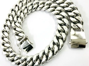 Magnífico Collar de Cadena Taxco, Plata Esterlina 925 Mexicano. 805 g, 25" - Imagen 1 de 16