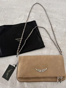 BOLSO DISEÑADOR ZADIG & VOLTAIRE NUEVO MARRÓN MEDIANO - Imagen 1 de 3