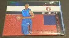 2003-04 Topps Pristine Mike Sweetney Rookie Refractor Jersey Card #ed/25  Knicks