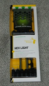 NUEVO Trophy Ridge Hex Light 5 Arrow Bow Quiver- Verde y Negro w / Dual LED Lights - Imagen 1 de 7