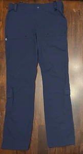 Columbia PFG marineblaue Outdoor-Cargohose mit Rollverschluss Damengröße 8 " - Bild 1 von 9