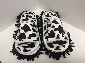 Unisex Staubschuhe Einheitsgröße schwarz weiß abnehmbare Unterteile Bodenstaubtuch F18 - Bild 1 von 5