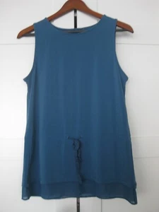 BANANA REPUBLIC FACTORY - CAMISETA SIN MANGAS PEPLUM - TALLA XS - VERDE AZULADO - Imagen 1 de 6
