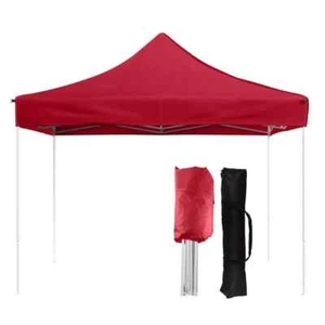 Pop-Up Outdoor Canopy Shade-10x10 Water-Resistant Party Tent Instant Setup - Picture 1 of 6