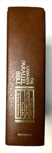 THE LAYMAN'S PARALLEL BIBLE KJV NIV LIVING BIBLE NRSV Zondervan VG - Picture 1 of 10