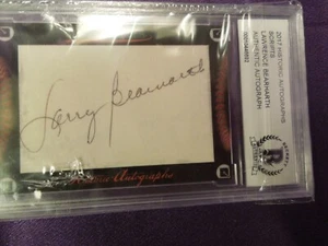 2017 Historic Autographs Scripts Lawrence Bearharth Beckett Authentic Autograph - Picture 1 of 3