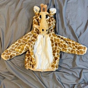 2002 Celebration Inc Stuffed Giraffe Head Plush Hoodie Size 4T Unisex - Picture 1 of 6