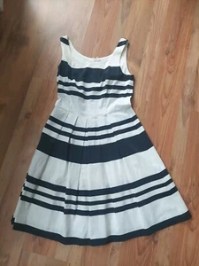 👗💗💜Ashley Brooke Kleid Blau Weiß Blockstreifen 36 S NEU👗💜💗 - Bild 1 von 2