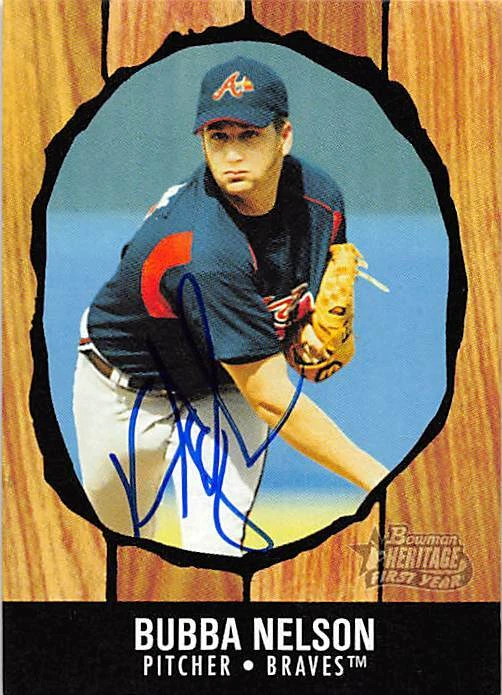 Bubba Nelson autographed Baseball Card Atlanta Braves, FT 2002 Upper Deck #33-1 - Image 1 of 1