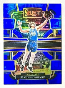 2023-24 Select Brandin Podziemski Silver Blue Prizm Refractor Rookie SP RC #93 - Imagen 1 de 12