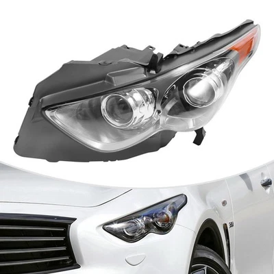 Headlamp For 09-17 INFINITI FX35 FX37 FX50 QX70 Xenon/HID Headlight Left Driver — 第 1/4 张图片