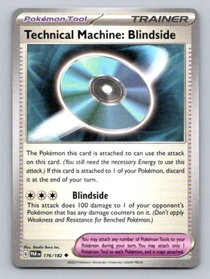 2023 Pokemon Card SV04: Paradox Rift Technical Machine: Blindside 176/182 - Image 1 of 2