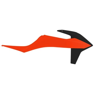 Acerbis Radiator Scoops 16 KTM Orange/Black For KTM 125 SX 2019-2022 — 第 1/2 张图片