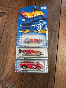Hot Wheels Ferrari Lot of 3 MOC. First Editions P4, 333 SP, & 156 - Picture 1 of 7