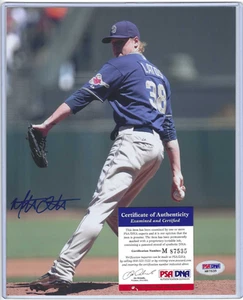 SD Padres ~ Mat Latos ~ signiertes 8 x 10 Baseball Foto (PSA/DNA COA) Reds Dodgers - Bild 1 von 6
