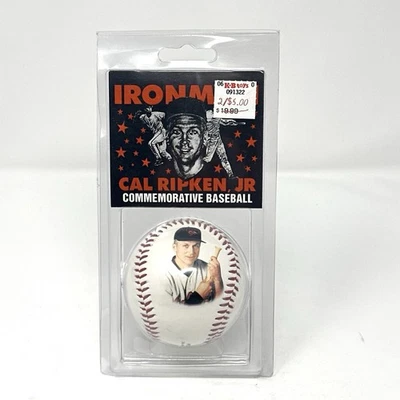 Cal Ripken Jr Ironman Commemorative Baseball with Facsimile Signature NIP - Image 1 of 4