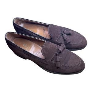 Alden 666 Quaste Mokassin Loafer Wildleder Hergestellt in den USA Herren Größe 9 AAA/A Schmal - Bild 1 von 6