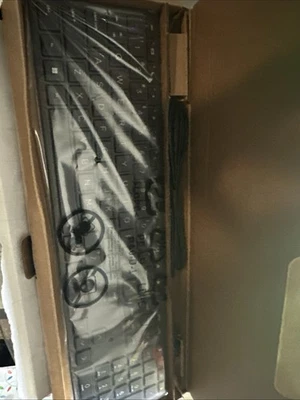 HP 320K Desktop Wired USB Keyboard & HP Mouse Set.  BRAND NEW. FREE SHIPPING. - Image 1 of 4