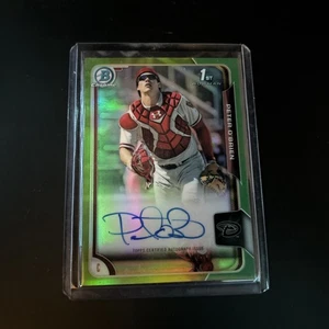 2015 Peter O'Brien Bowman Chrome Green Refractor  Auto  RC /99 #BCAP-PO (A733) - Picture 1 of 2