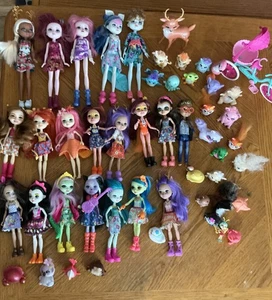 Mattel Enchantimals Konvolut 20 Puppen Tiere - Bild 1 von 9